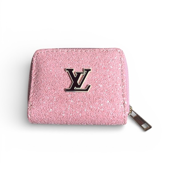 Handmade Handbags - Luxury Sparkling Pink Women's Wallet